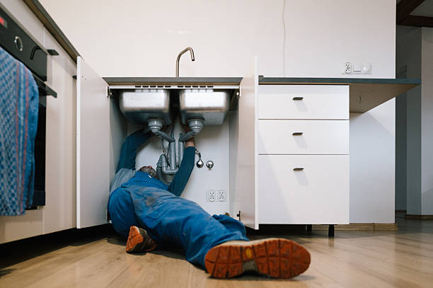 Professional Drain Cleaning technician working in Antwerp, NY